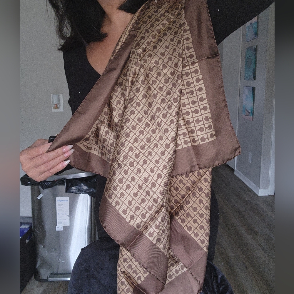 Gherardini brown scarf - Picture 2 of 7